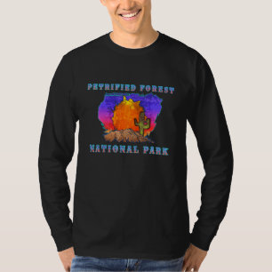 Petrified Forest National Park Desert Sunset Scene T-Shirt