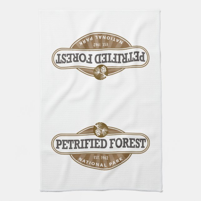 Petrified Forest National Park Kitchen Towel (Vertical)