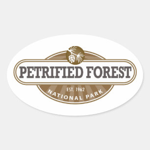 Petrified Forest National Park Oval Sticker