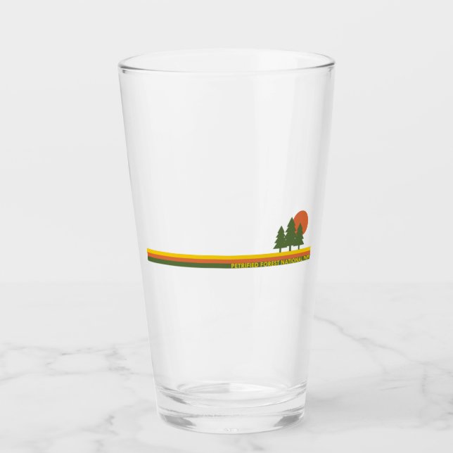 Petrified Forest National Park Pine Trees Sun Glass (Front)