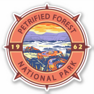 Petrified Forest National Park Retro Compass