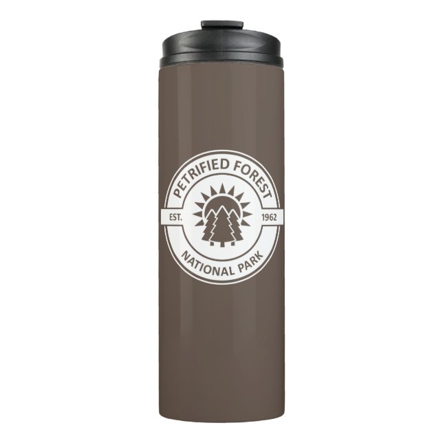 Petrified Forest National Park Sun Trees Thermal Tumbler (Front)