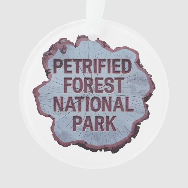 Petrified Forest National Park Tree stump Ornament (Front)