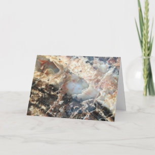 Petrified Wood Blank Card