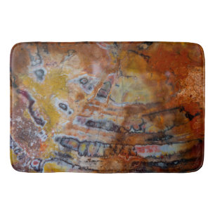 Petrified Wood Brown Bath Mat