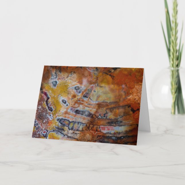 Petrified Wood Brown Card (Front)