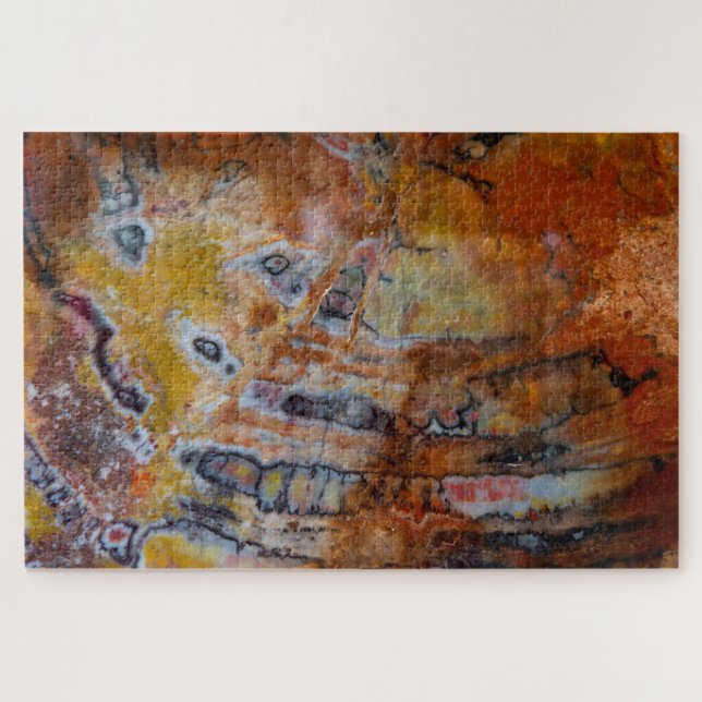Petrified Wood Brown Jigsaw Puzzle (Horizontal)