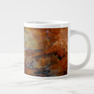 Petrified Wood Brown Large Coffee Mug