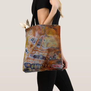 Petrified Wood Brown Tote Bag