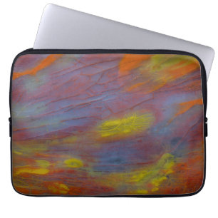 Petrified Wood Close-Up Laptop Sleeve