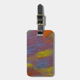 Petrified Wood Close-Up Luggage Tag