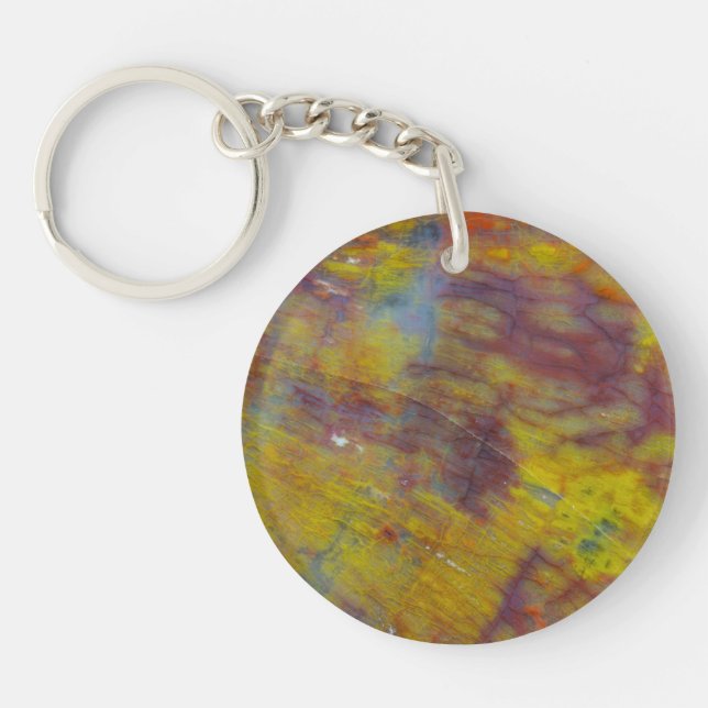 Petrified Wood Keychain (Front)