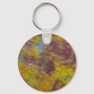 Petrified Wood Keychain