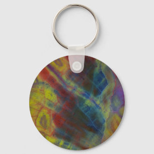 Petrified Wood Vertical Keychain