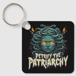 Petrify the Patriarchy Medusa Empowerment Keychain