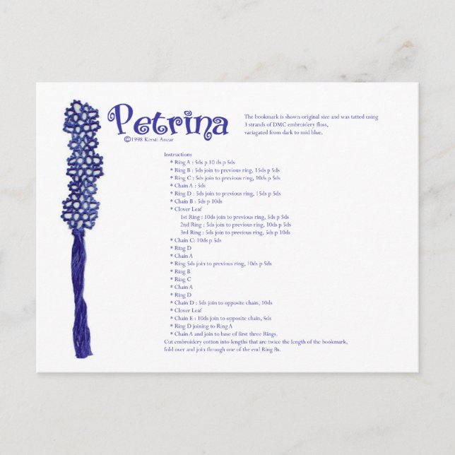 Petrina Postcard (Front)