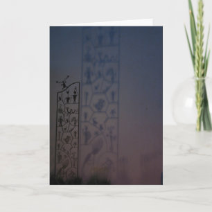petroglyph, art, photography card