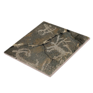 Petroglyph Ceramic Tile