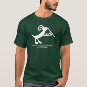 Petroglyph, Mountain Goat Flute Player T-Shirt