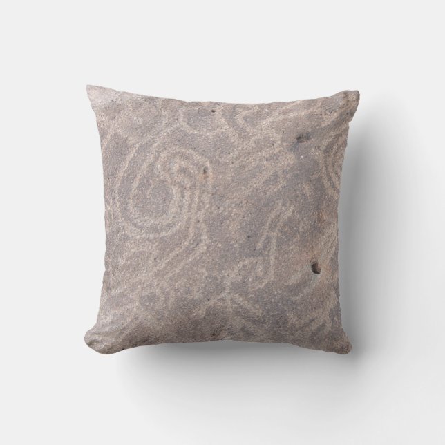 petroglyph throw pillow (Front)