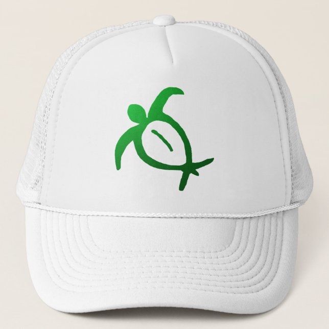 Pétroglyphe hawaïenne de Honu - casquette (Devant)