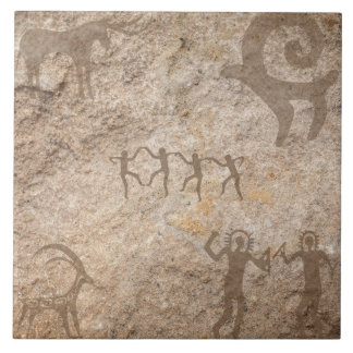 Petroglyphe Sud-Ouest Carreaux en céramique amérin