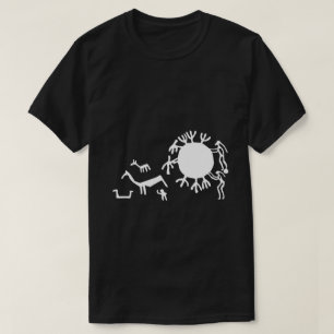 Petroglyphes Rock Carvages en T-shirt Tanum