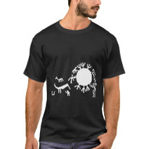 Petroglyphes Rock Carvages en T-shirt Tanum