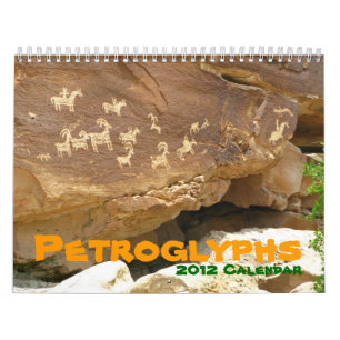 Petroglyphs Calendar Gift Archaeology Indians