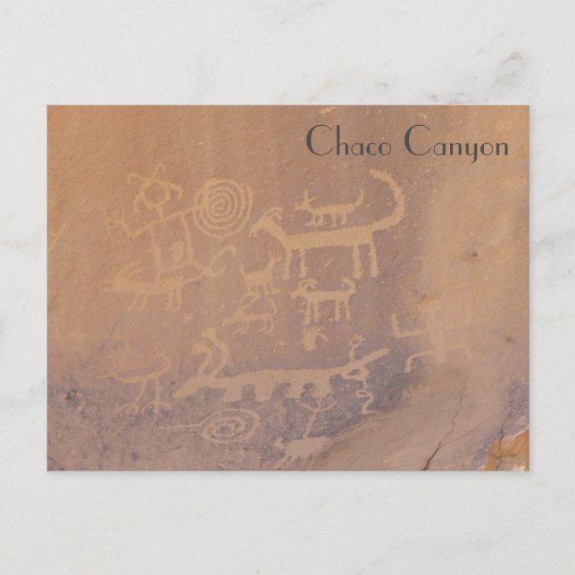 Petroglyphs - Chaco Canyon Postcard (Front)