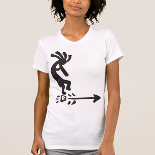 Petroglyphs Silhouette Kokopelli  T-Shirt