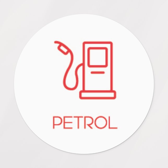 Petrol Planner / Organiser Sticker / Labels (Design 1)