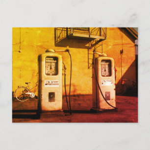 Petrol Station, Gas Station Postcard