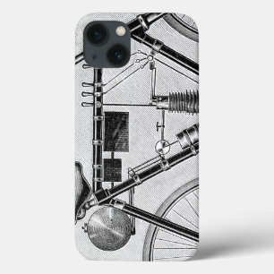 Petrolette Omega Motorcycle, 1895 iPhone 13 Case