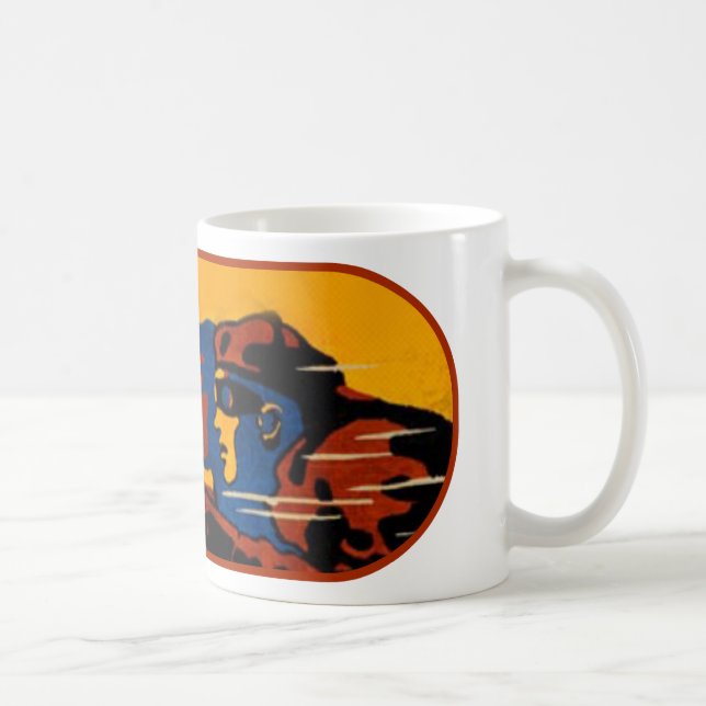 Petroliana mug - vintage racers (Right)