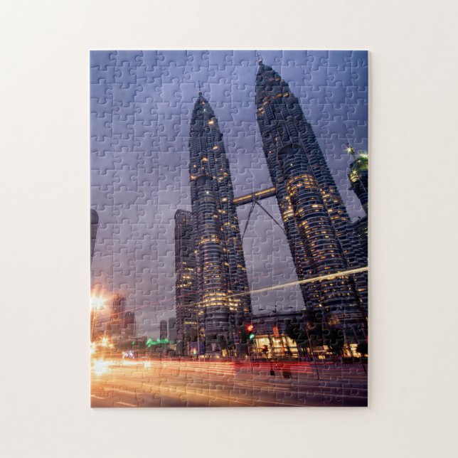 Petronas Towers Kuala Lumpur. Jigsaw Puzzle (Vertical)