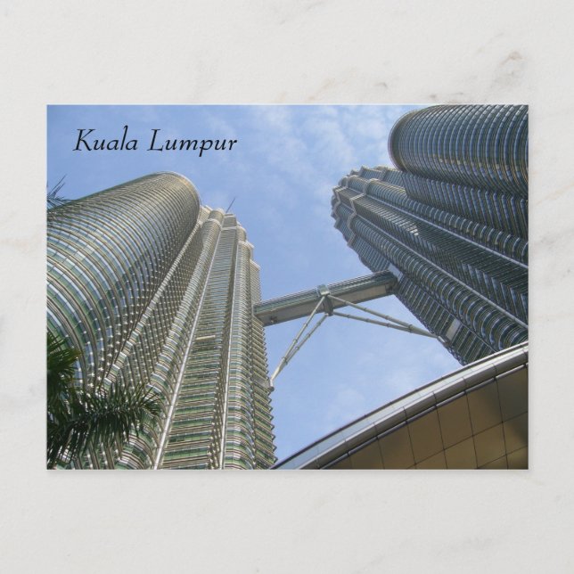 petronas towers postcard (Front)