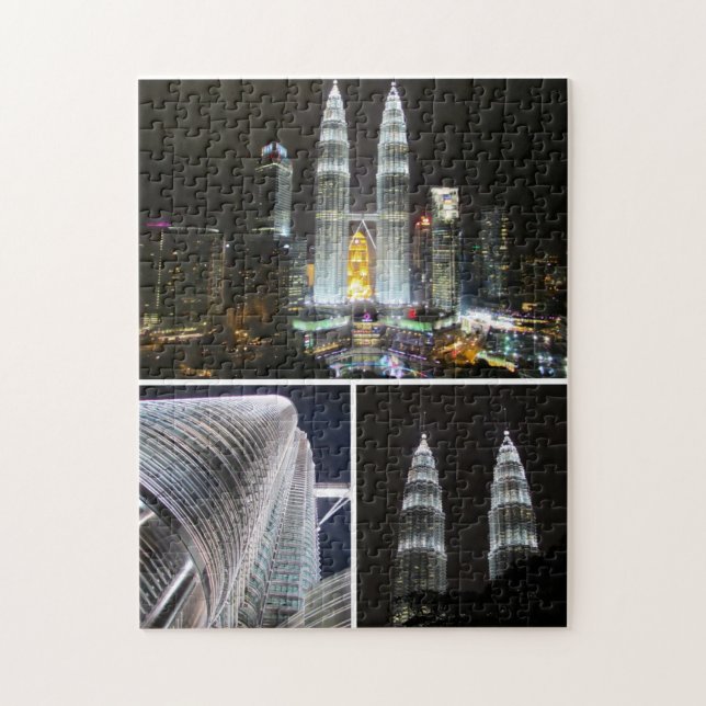 petronas towers triple jigsaw puzzle (Vertical)