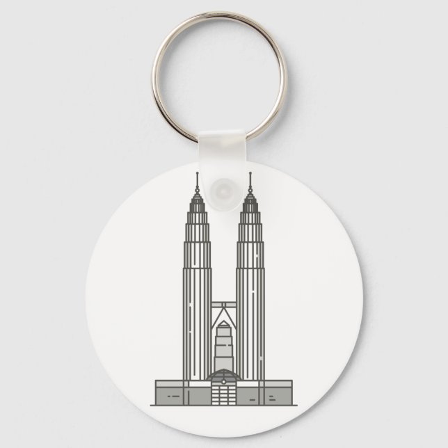 Petronas Towers World landmark Keychain (Front)