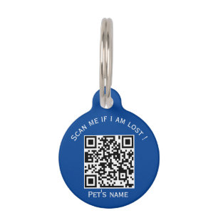 Pets code qr animal lost pet tag