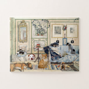 Pets' Cozy Corner Jigsaw Puzzle