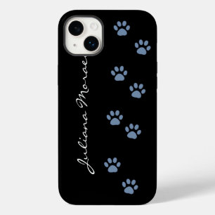 pets dog cat pawprints personalized Case-Mate iPhone 14 plus case