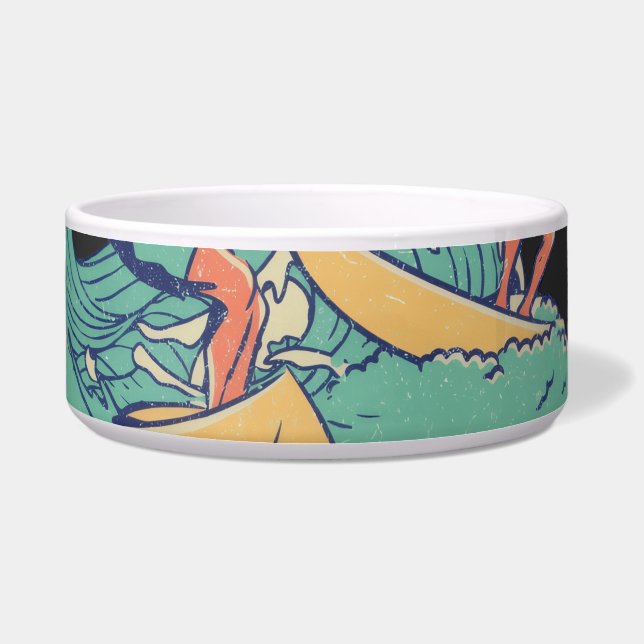 Pets Energy Flow Lessons Learn Ceramic Pet Bowl (Front)