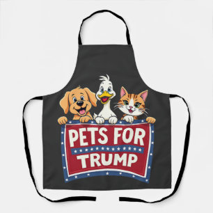 Pets For Trump Cats Maga Dogs Election Apron