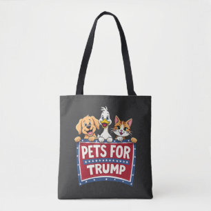 Pets For Trump Cats Maga Dogs Election Tote Bag