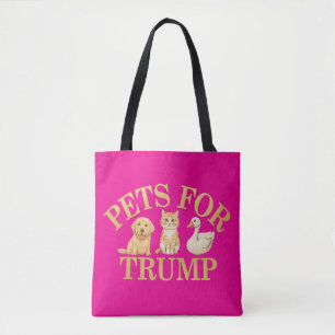 Pets for Trump: Show Support for Donald Trump Tote Bag