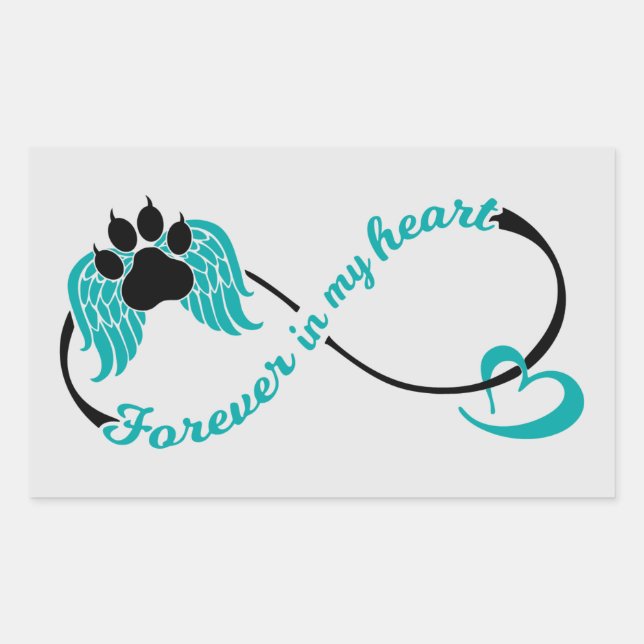 Pets Forever In My Heart Sticker (Front)
