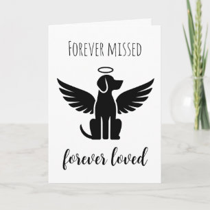 pets loss of dog sympathy cards