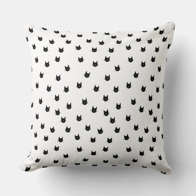 pets lovers cats throw pillow (Front)