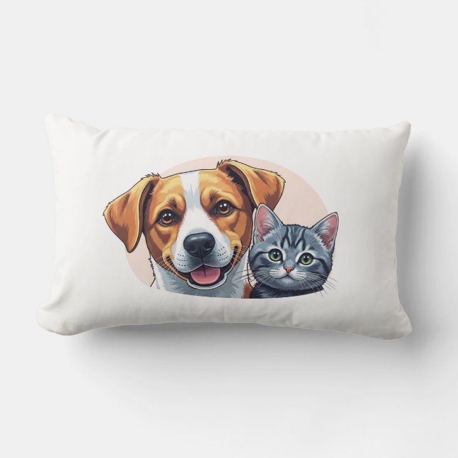 pets lumbar pillow (Front)
